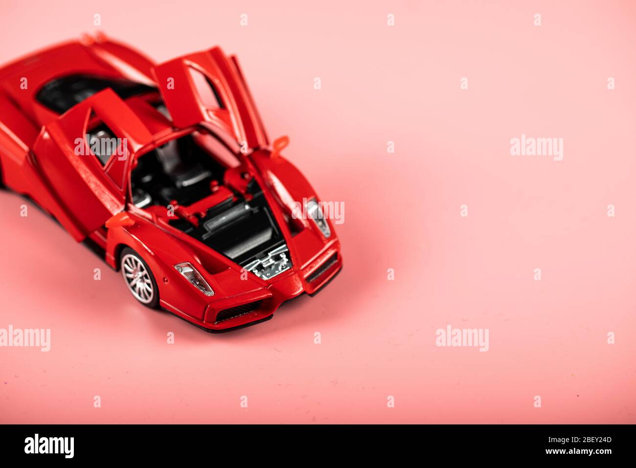small red toy car