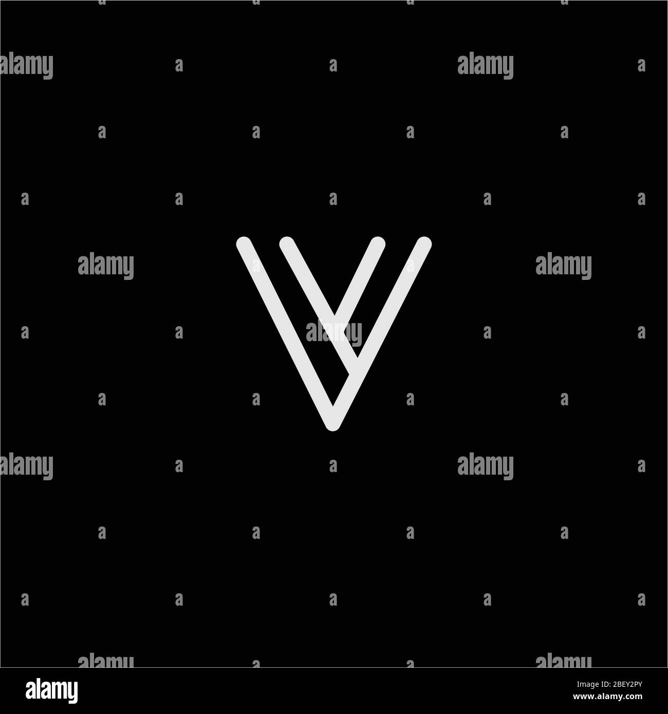 Initial letter v logo vector design template Stock Vector Image & Art ...