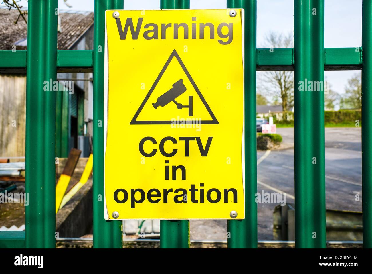Cctv Being Watched Sign