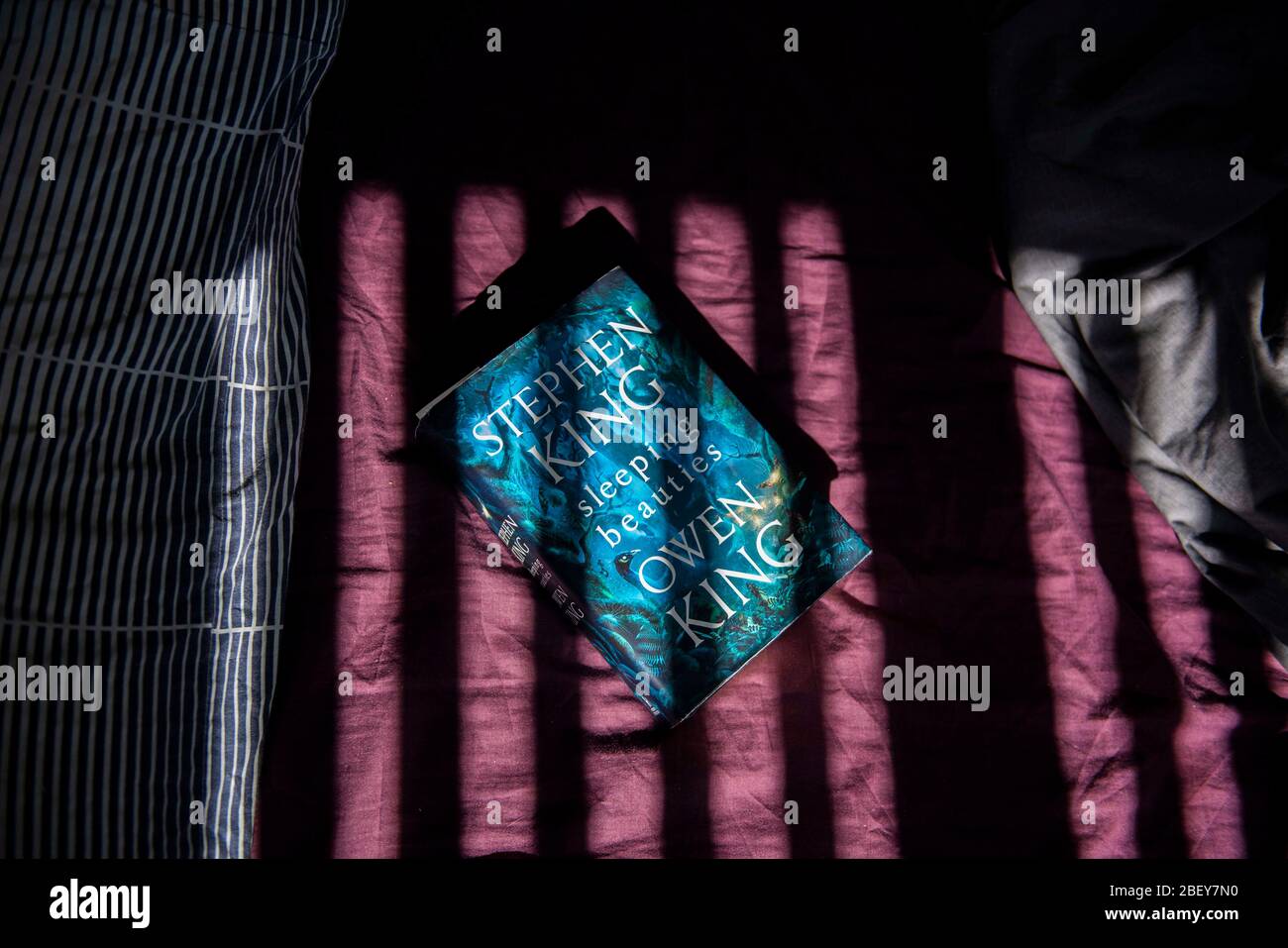 Messy bed during lockdown Stock Photo Alamy