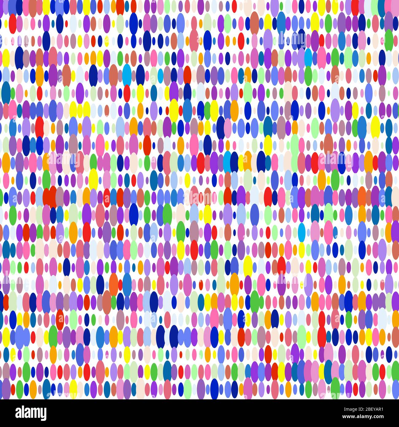 Colored  ovals on white background Stock Vector