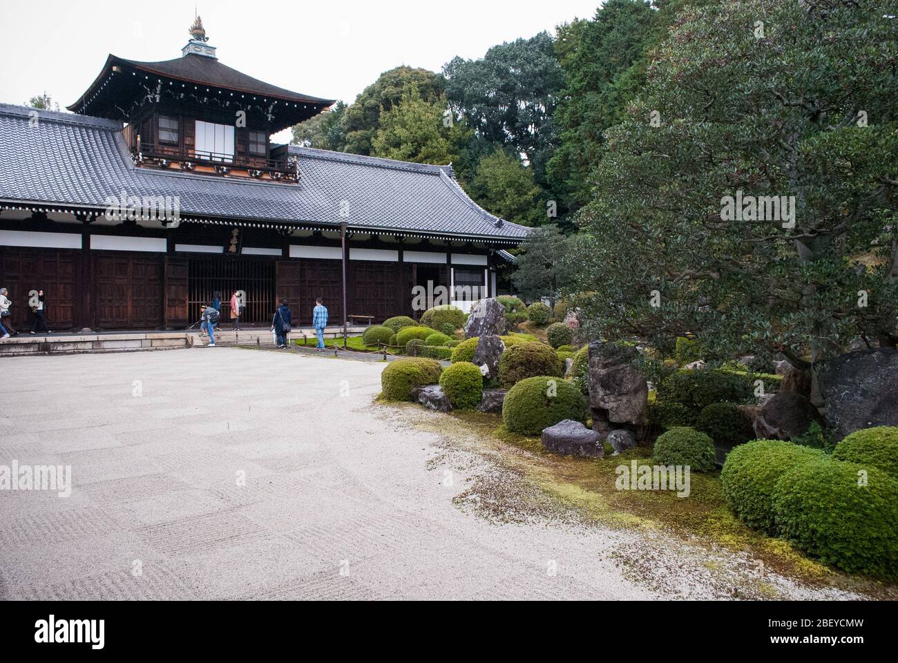 Buddhist Buddhism Zen Garden 15th Century Tōfuku-ji Temple, 15-Chōme 778 Honmachi, Higashiyama-ku, Kyōto, Kyoto Prefecture Stock Photo
