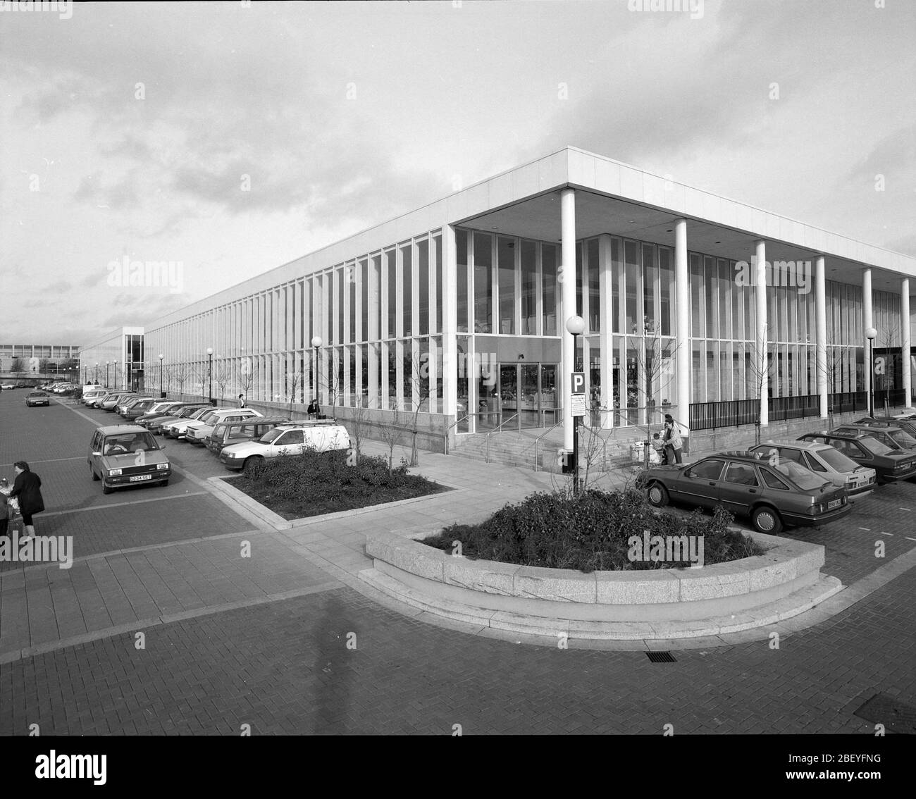 Food shopping centre in Milton Keynes, when new in 1990, south East