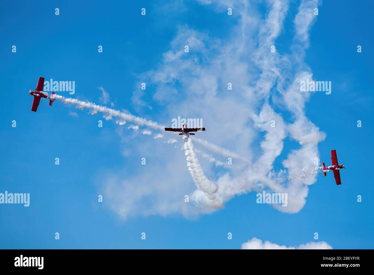 Sport Aircraft Perform Acrobatics At Air Shows Stock Photo Alamy