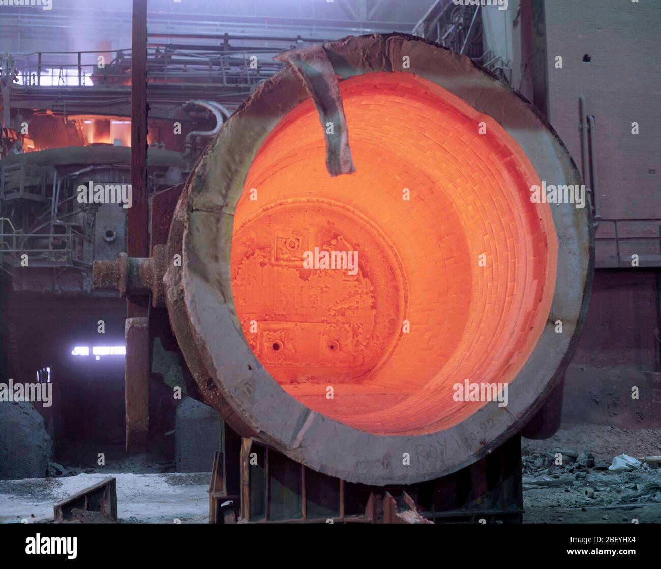 1992, Steel production in a Sheffield Steel Works, South Yorkshire