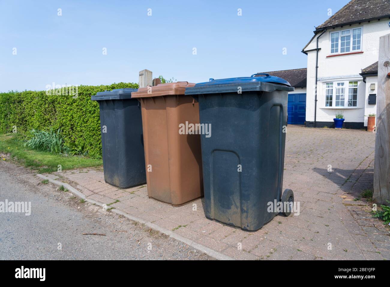 Three wheelie bins hires stock photography and images Alamy
