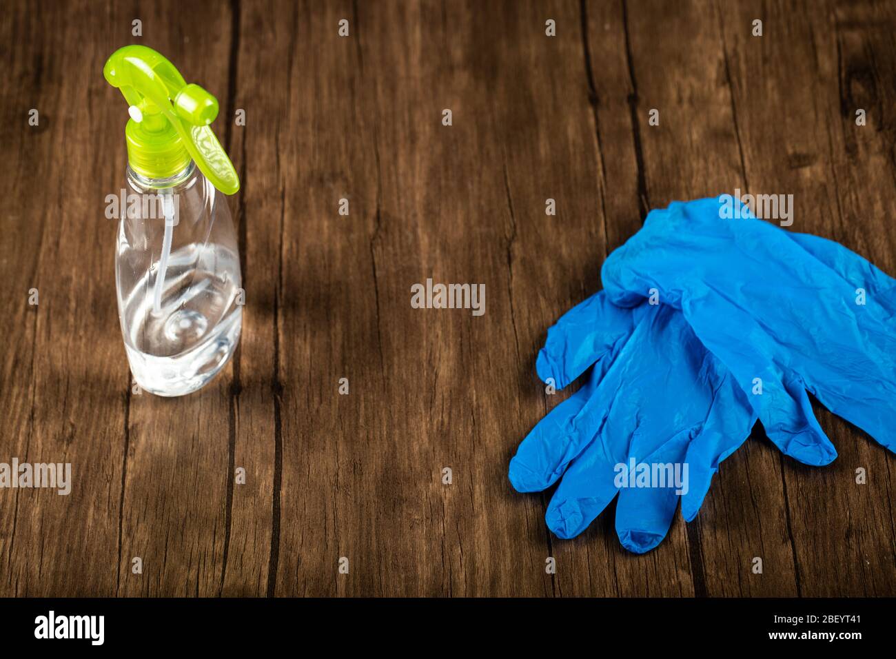 Hand in blue medical gloves hi-res stock photography and images - Alamy
