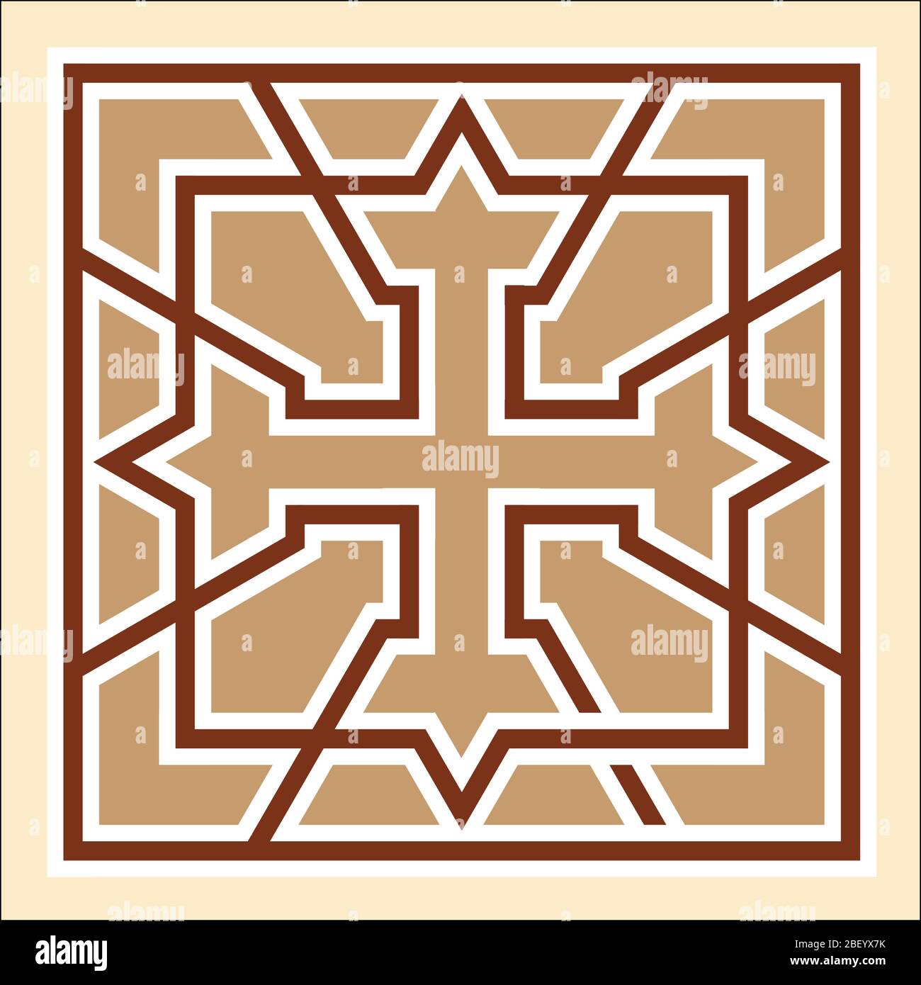 Coptic cross design decorative and pattern , High accuracy ,NO.1.8 Stock Vector