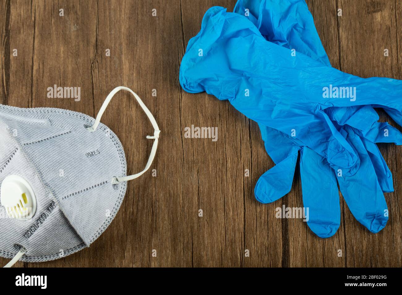 Safety Hand Mask Wooden hand medical mask hi-res stock photography and images - Alamy