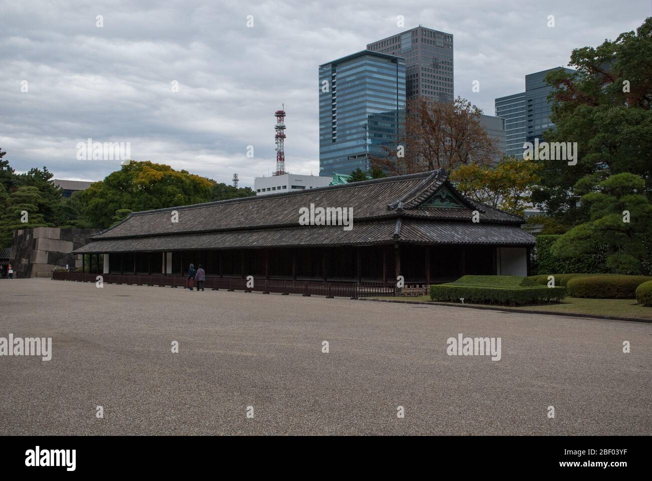 Old Edo Castle Tokyo Imperial Palace, Chiyoda Ward, Tokyo, Japan Stock Photo