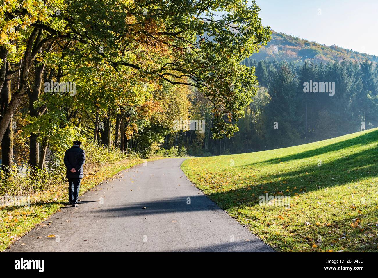 Lonely man fall hi-res stock photography and images - Alamy