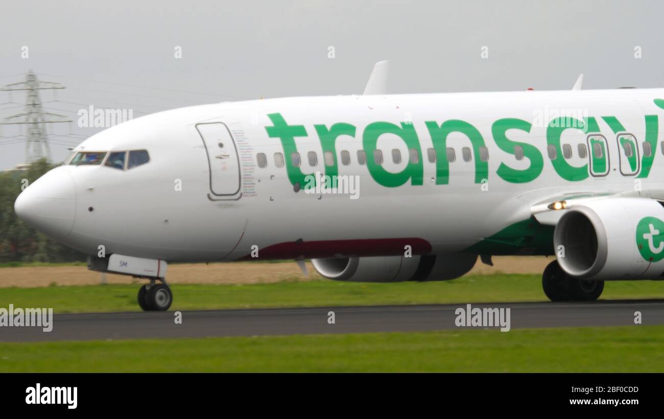 Transavia Boeing 737 photo Stock Photo