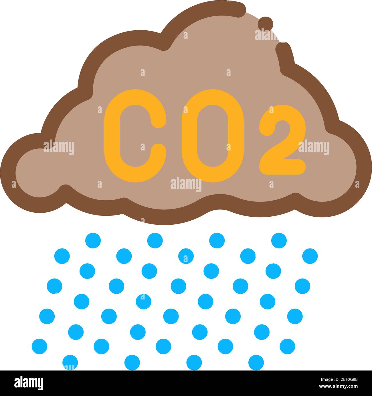 acid rain icon vector outline illustration Stock Vector Image & Art Alamy