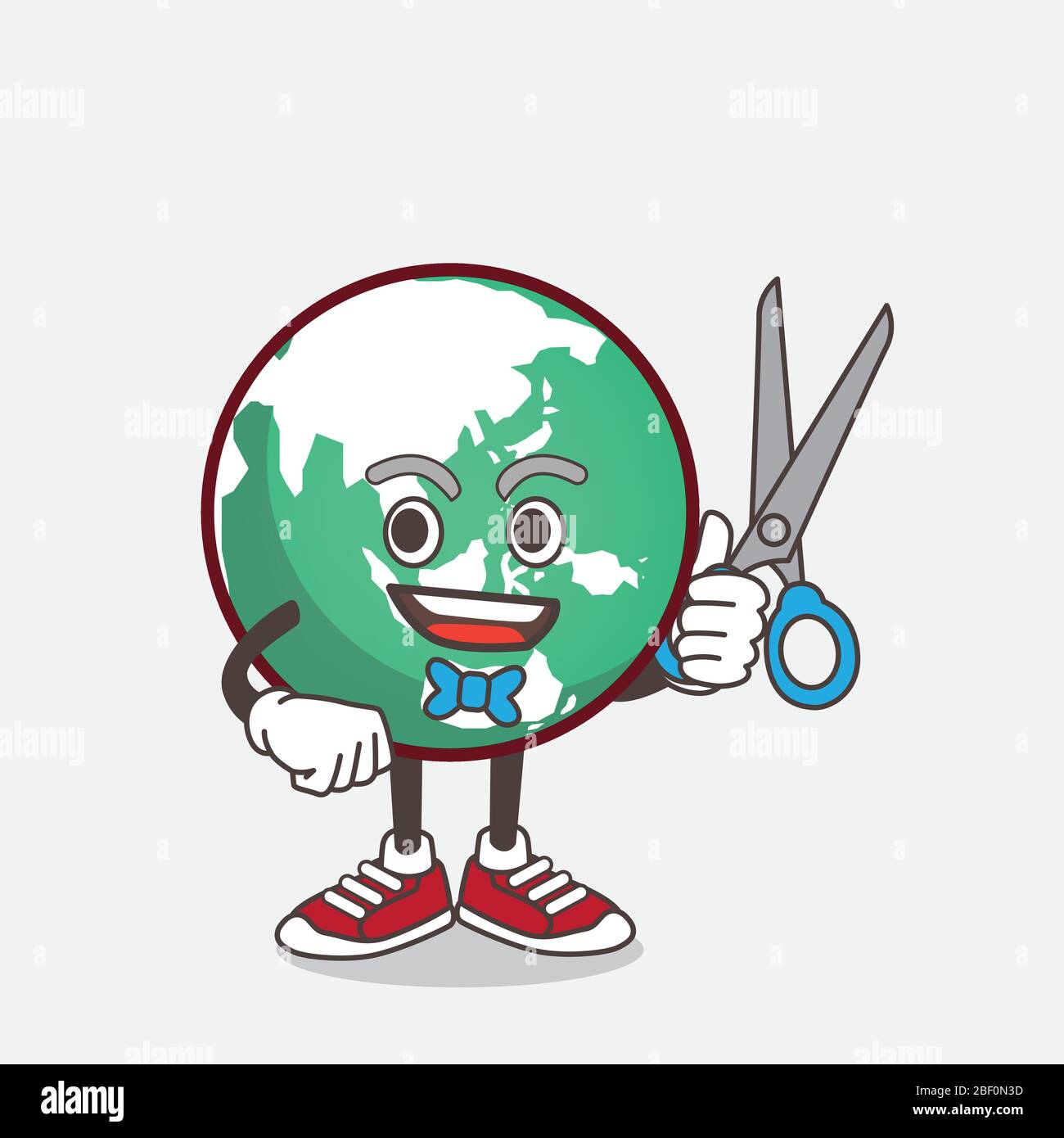 Earth Globe Vector Mascot Illustration Stock Vector Image & Art - Alamy