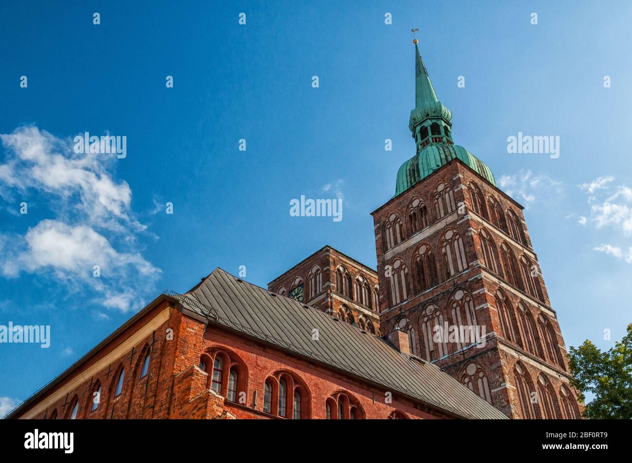 The St. Nikolai church in Stralsund Stock Photo