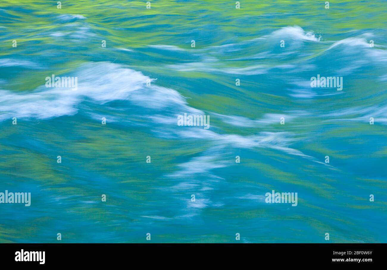 Waves on a river. Stock Photo