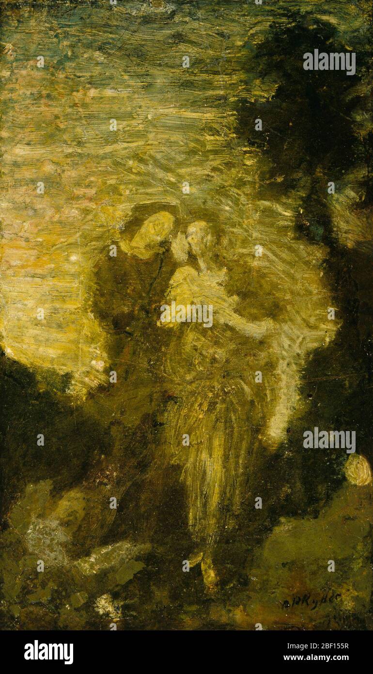 Florizel And Perdita Albert Pinkham Ryder Painted Several Images Based On Plays By William Shakespeare His Favorite Play Was The Winter S Tale And This Small Image Shows The Characters Prince Florizel And