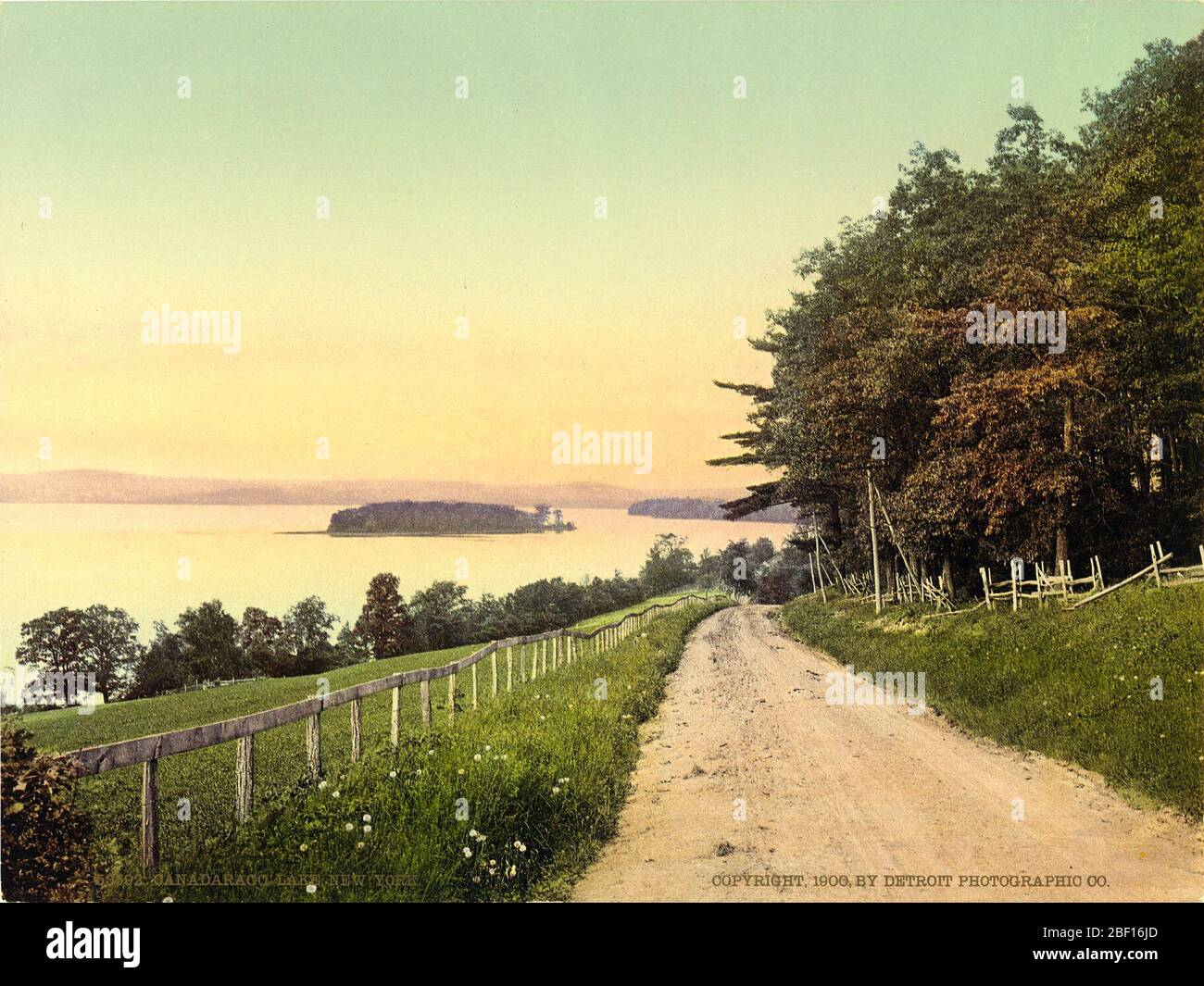 Canadarago Lake New York Stock Photo Alamy
