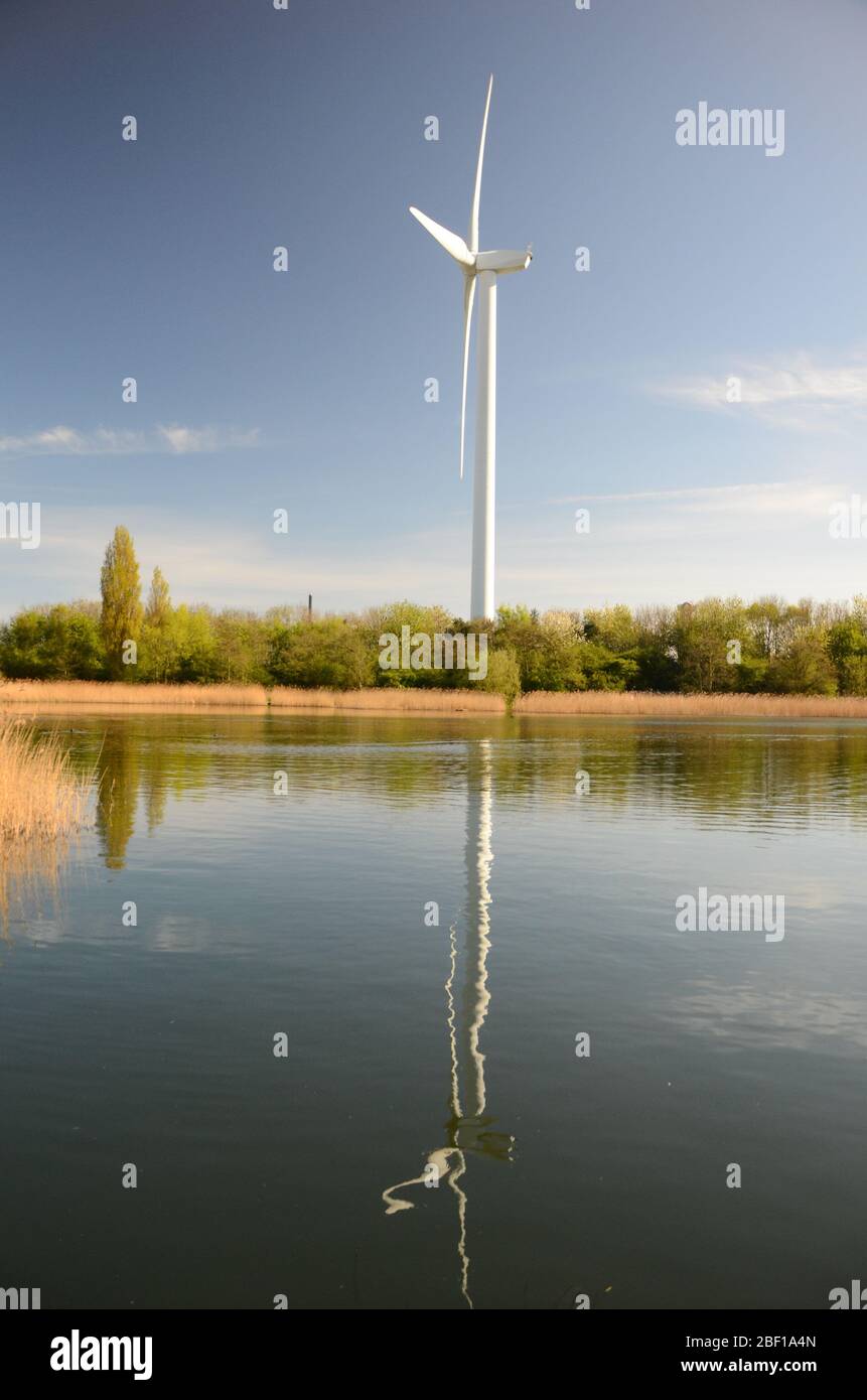 industrial wind turbine Stock Photo Alamy