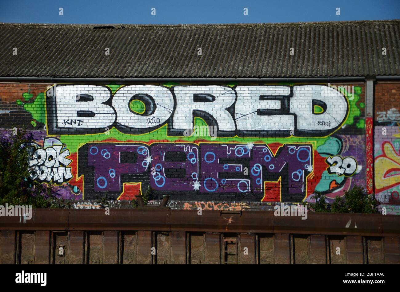 Graffiti, vandalism and criminal damage, Art Stock Photo Alamy