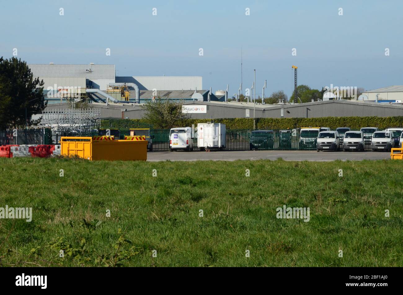 sutton fields facility, NHS coronavirus mortuary Hull Stock Photo Alamy
