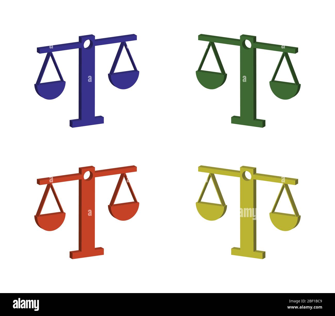 Libra icon illustrated in vector on white background Stock Vector
