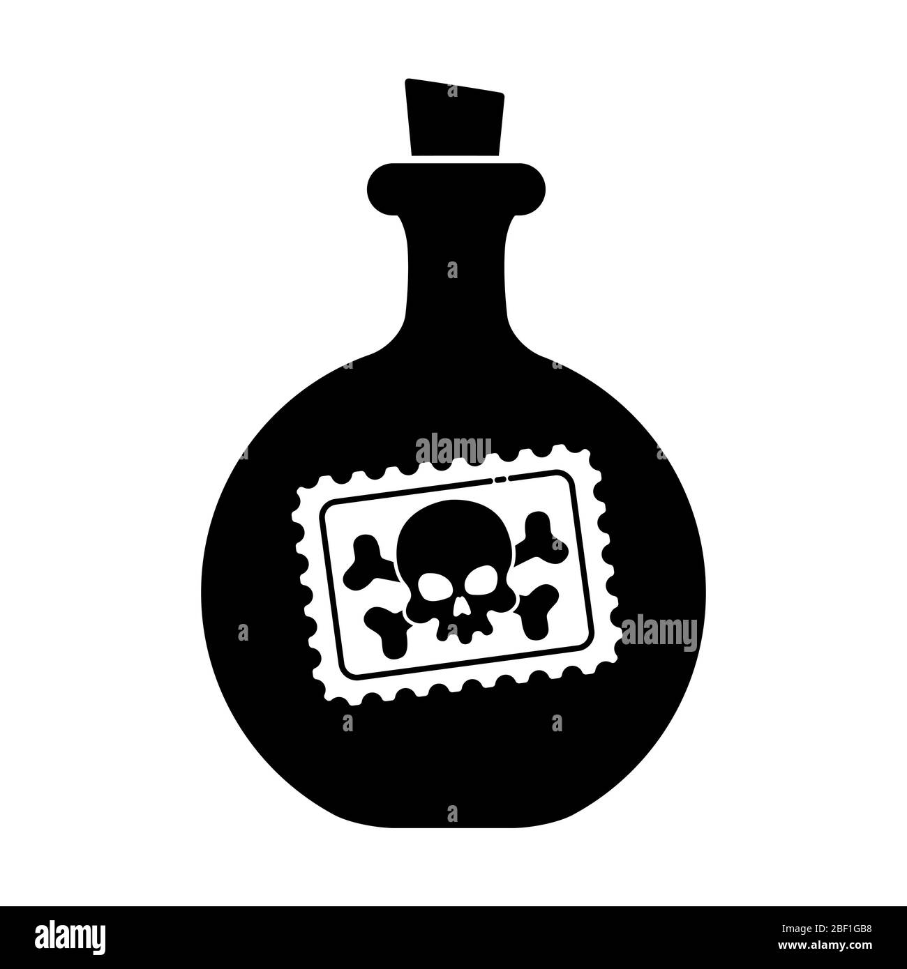 Illustration medical poison bottle hi-res stock photography and images ...