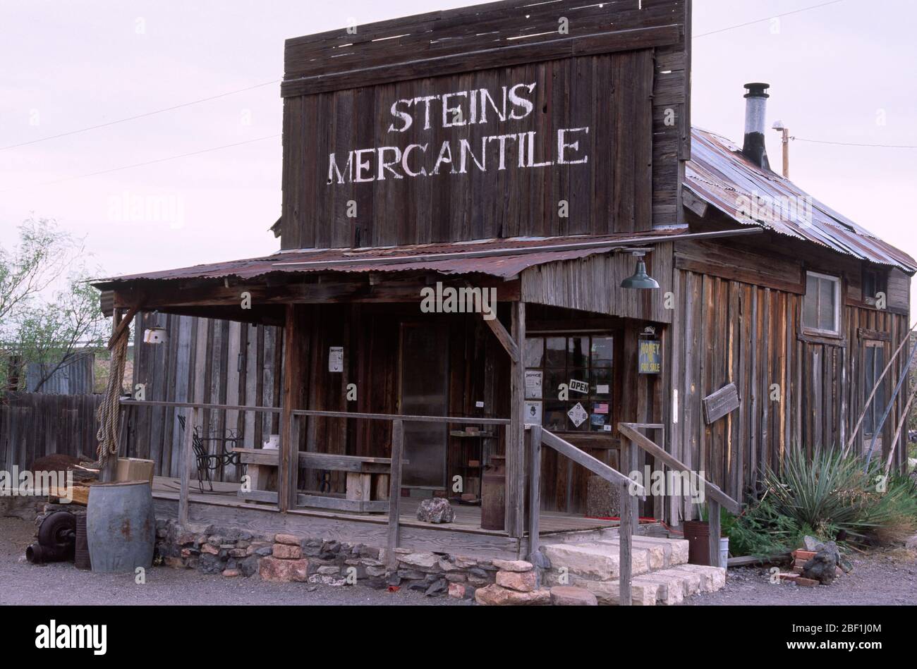 Mercantile, Steins Ghost Town, New Mexico Stock Photo