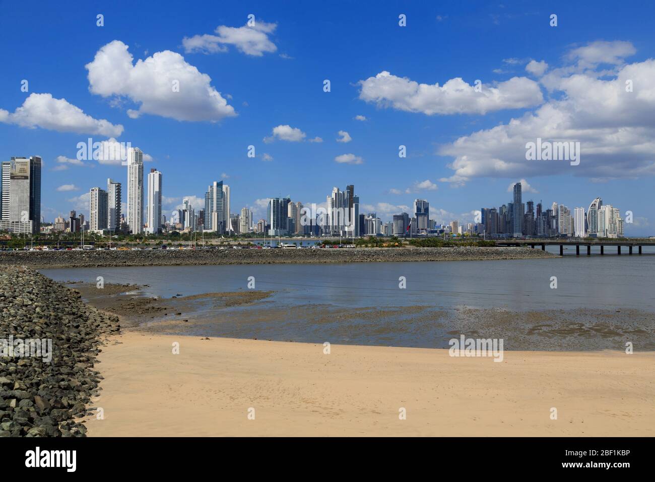 Skyline, Panama City, Panama, Central America Stock Photo