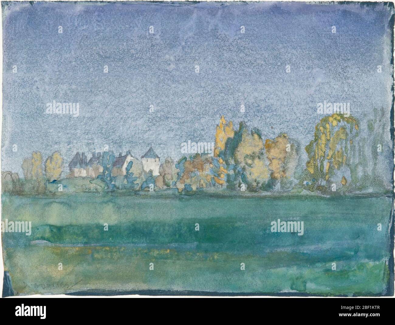 Chateau in Spring. Walden School, New York, to 1960Joseph H. HIrshhorn, New York, 196017 May