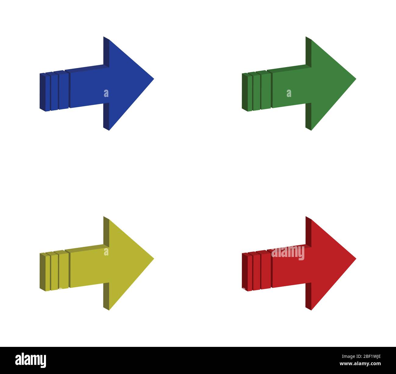 arrow icon illustrated in vector on white background Stock Vector Image ...