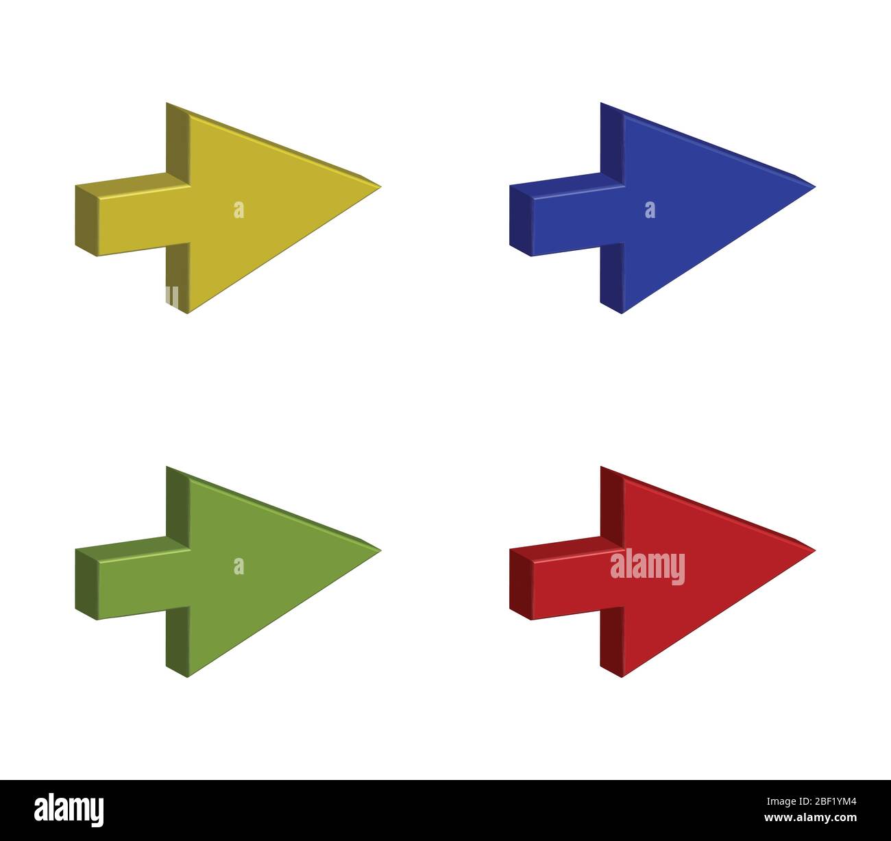 arrow icon illustrated in vector on white background Stock Vector Image ...