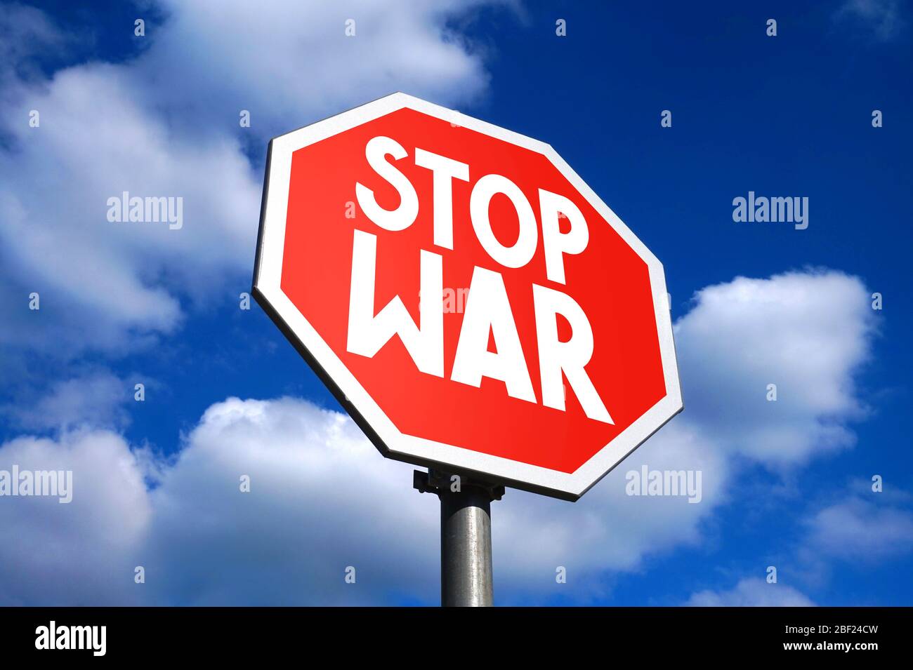 Stop war sign Stock Photo