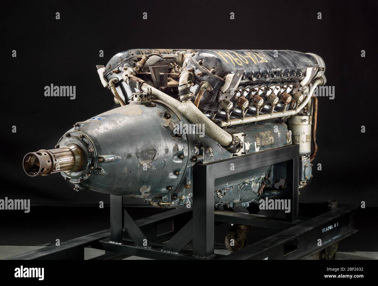 Allison XV17101 V12 Engine. Type: Reciprocating, V-type, 12 cylinders, ethylene- glycol cooledPower rating: 559 kW (750 hp) at 2,400 rpmDisplacement: 28 L (1,710 cu. Stock Photo