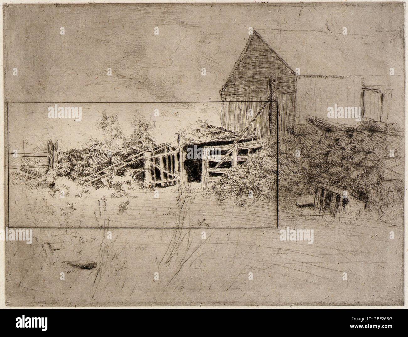 The b Farm Stock Photo Alamy