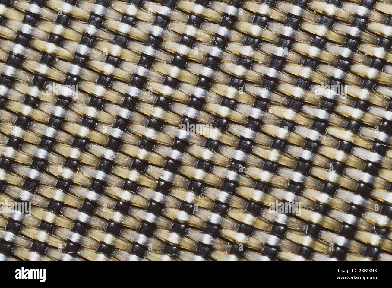 Woven pattern from threads macro. fabric texture. textile background ...