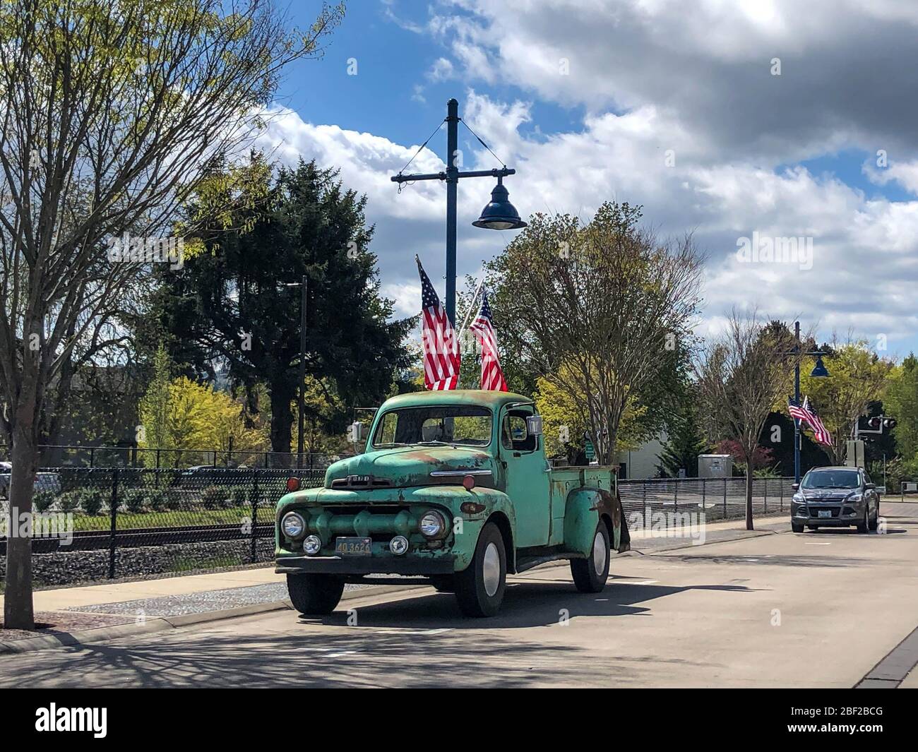 An Old Classic Truck Stock Photo