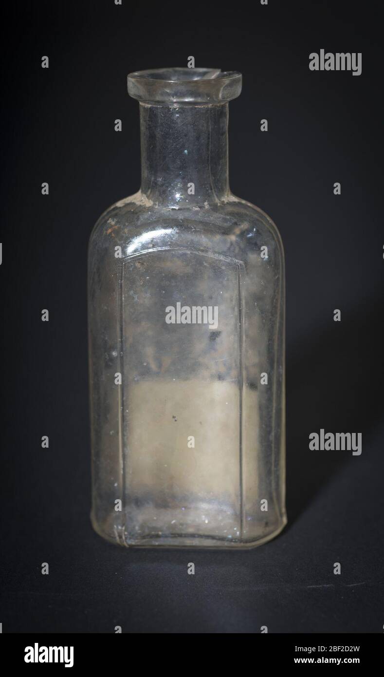 Glass Bottle Excavated in Anacostia. In the early 1980s, archaeologists excavated land along Howard Road, SE before construction began on the Anacostia Metro Station in southeast Washington, D.C. Objects unearthed in the excavation revealed nearly 10,000 years of human settlement in the area. Stock Photo