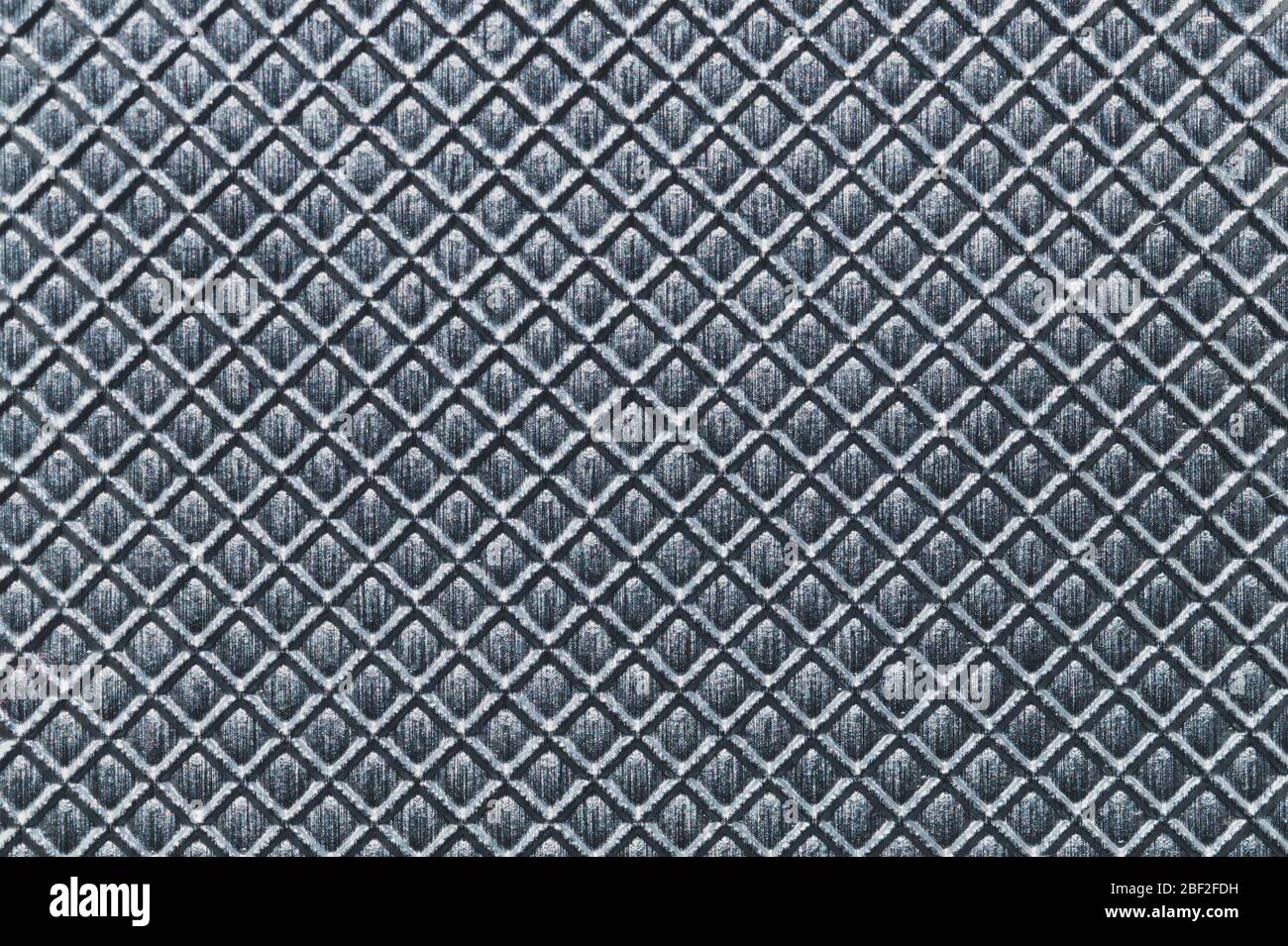 Squared grid abstract background. gray plastic texture. pattern with square shaped cells Stock Photo