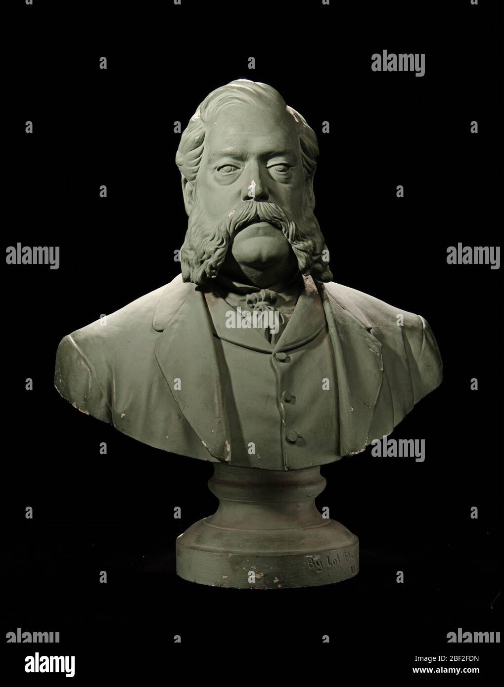 Chester Arthur. Scholars have disagreed about whether or not this bust actually represents the twenty-first president of the United States; further research might establish the circumstances surrounding its creation. Stock Photo