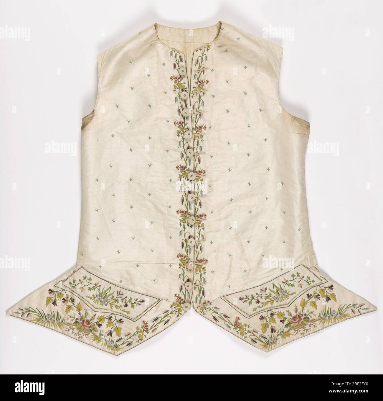 Embroidered Waistcoat Fabric Washington main image 1