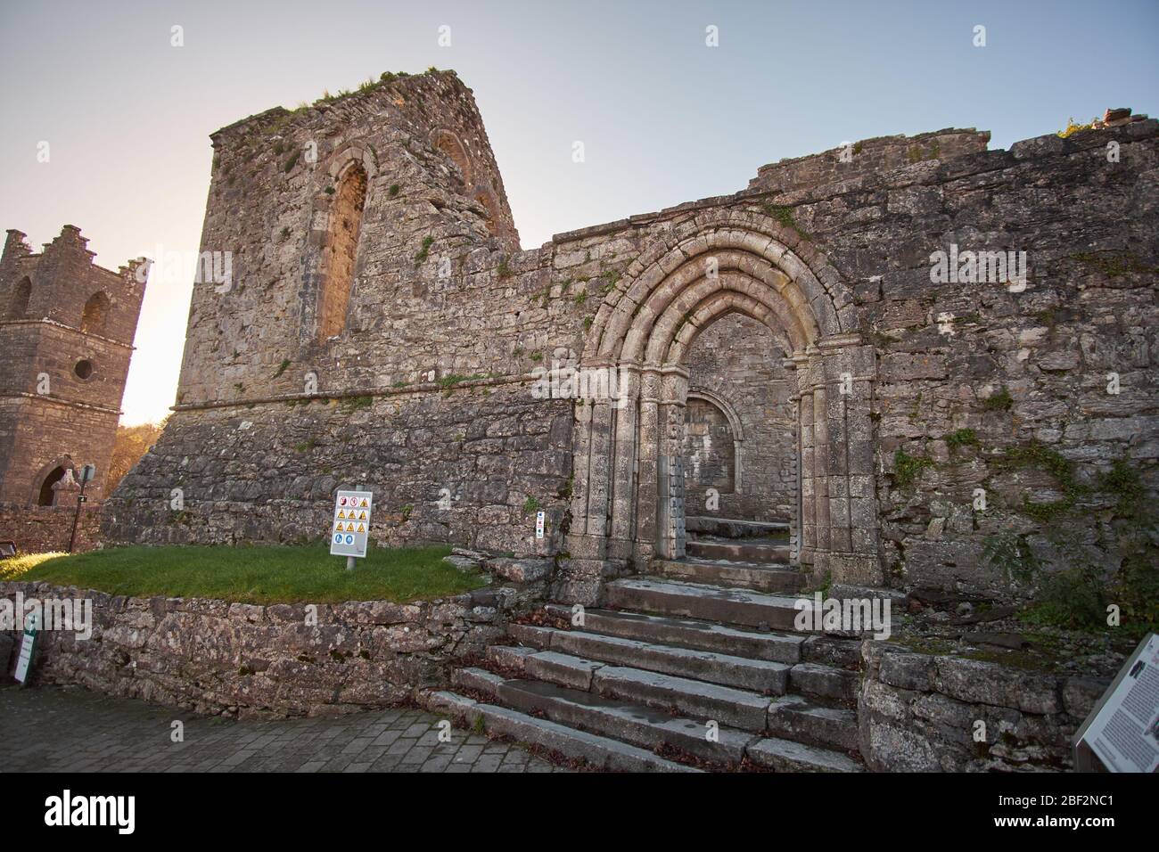 The Cong Abbey ruing in Cong, County Mayo, Connemara, Republic of Ireland Stock Photo