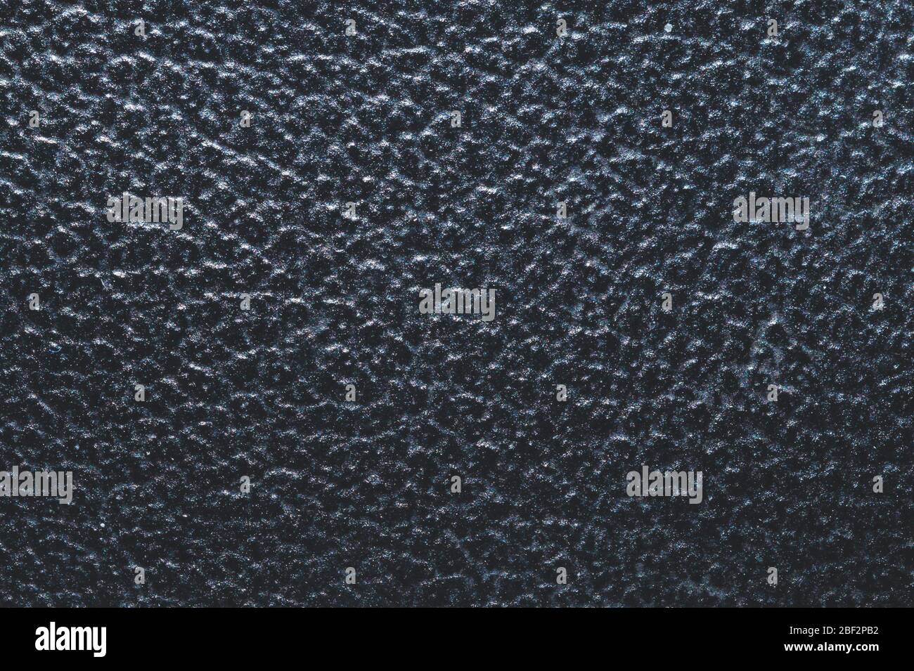 Black leather texture background. rough material close up Stock Photo