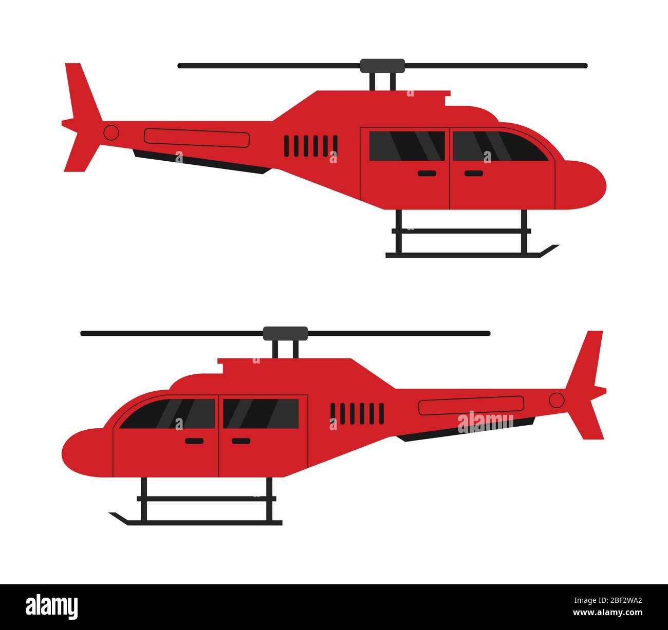 helicopter icon illustrated in vector on white background Stock Vector