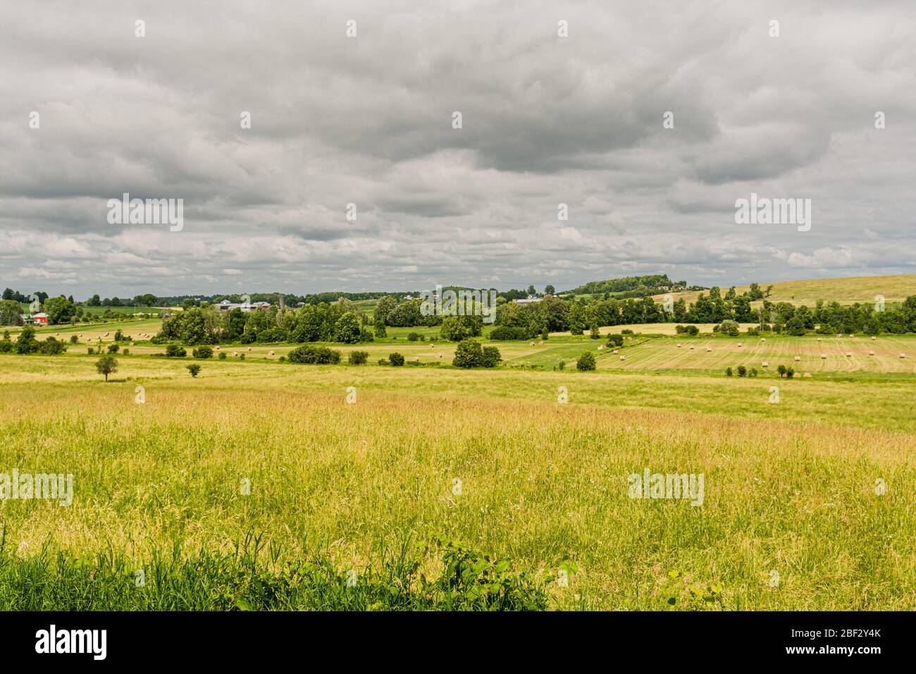 Rural Farm Fields landscape Stock Photo - Alamy
