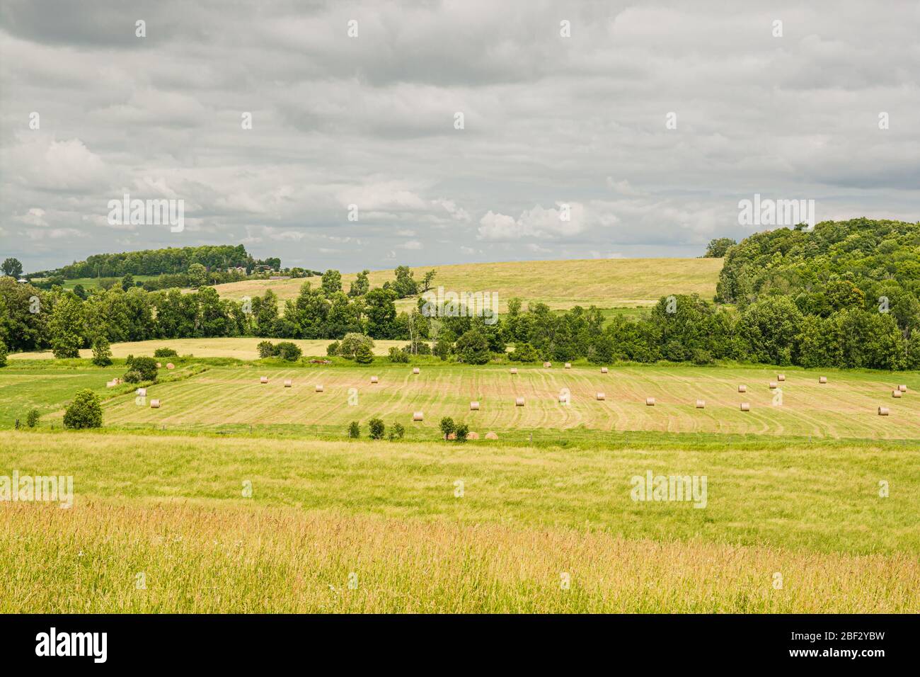 Rural Farm Fields landscape Stock Photo - Alamy