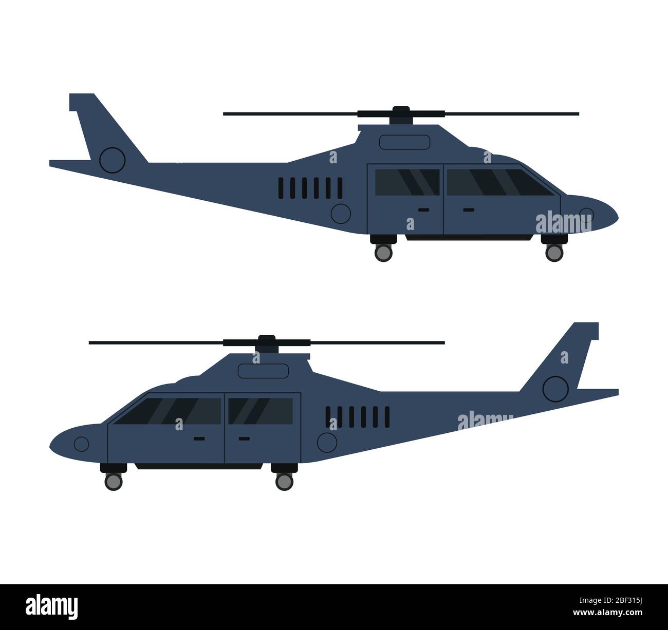 helicopter icon illustrated in vector on white background Stock Vector