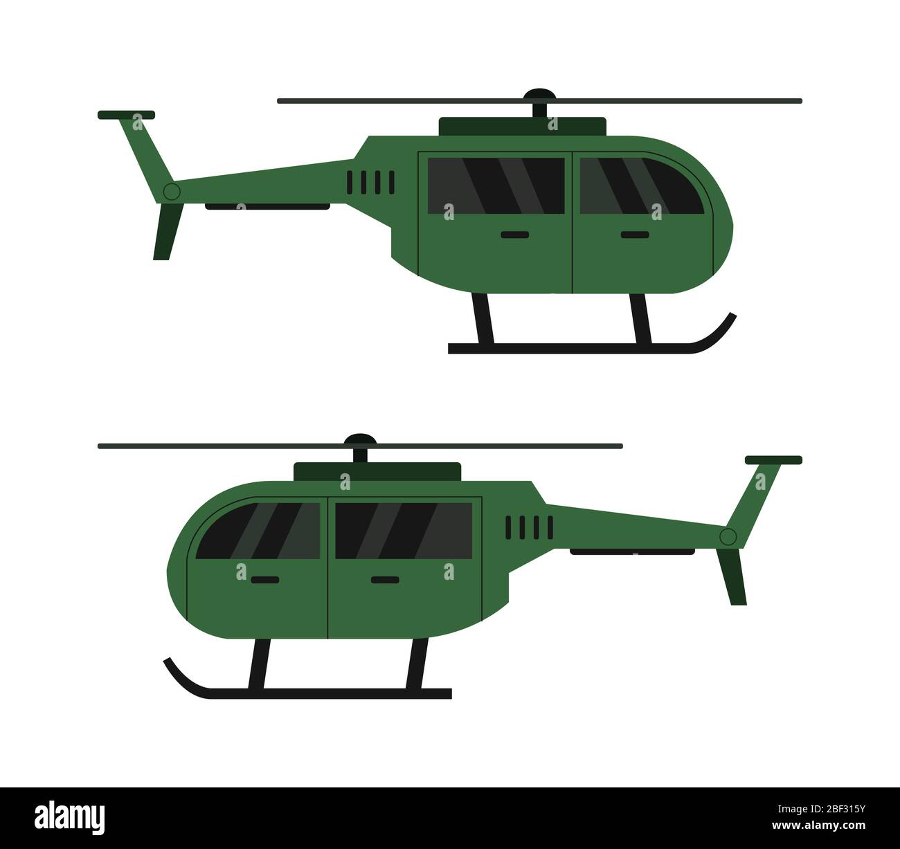 helicopter icon illustrated in vector on white background Stock Vector