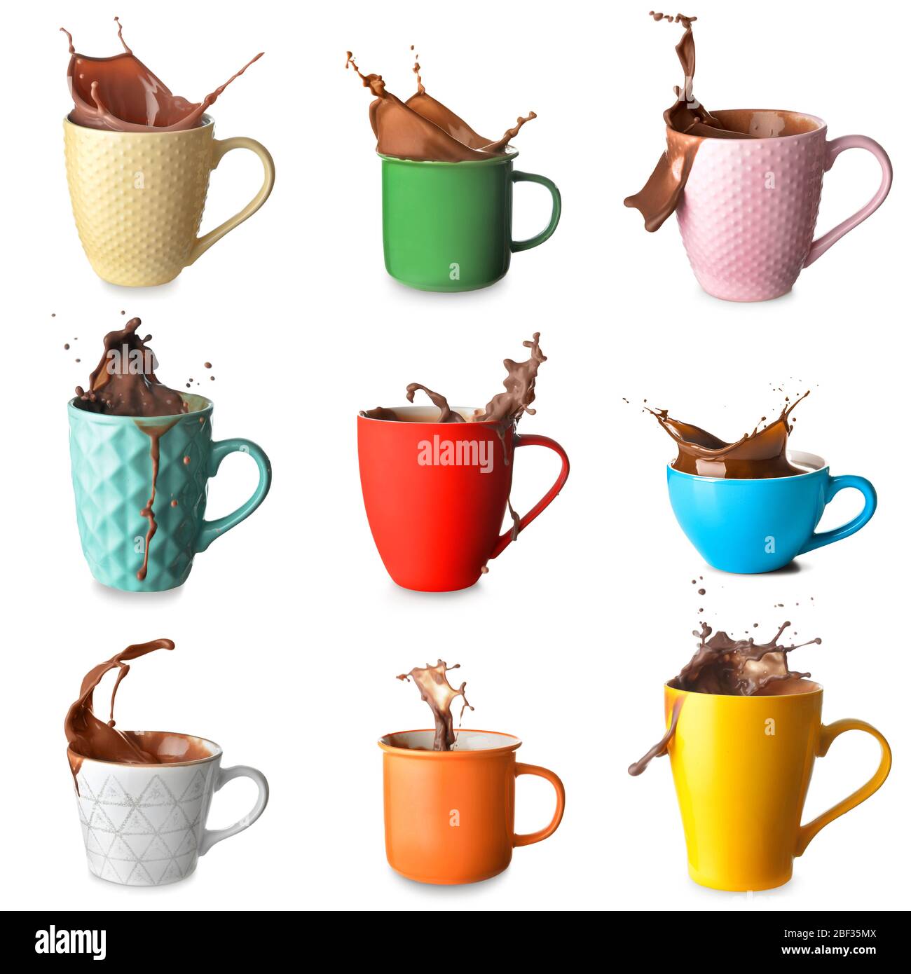 Cups hot cocoa on Cut Out Stock Images & Pictures Alamy