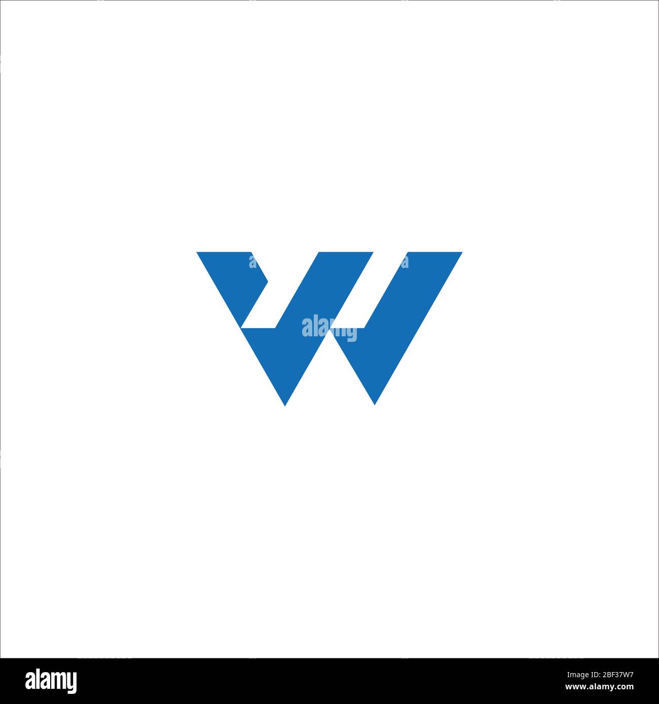 Initial letter w logo vector design template Stock Vector Image & Art ...
